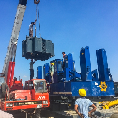 208tf 건조물의 지주 압력 8.9m/Min 45 kw 수력 정전기 파일드라이버